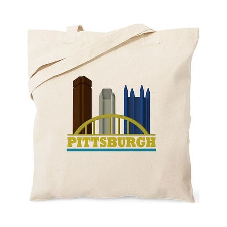 CafePress - Pittsburgh Pennsylvania Skyline Tote Bag - Unisex Canvas Tote Bag Beige 1-Piece
