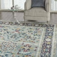 thumbnail image 6 of Nourison Global Vintage Persian Teal/Multicolor 8'10" x 11'10" Area Rug, (9x12), 6 of 8