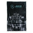 thumbnail image 1 of F1 Mercedes AMG Petronas Official Fleece Blanket | Super Soft Warm Throw with Sherpa Reverse Formula One Design | Perfect For Home Bedroom Sleepovers & Camping | Size 47 x 59”, 1 of 6