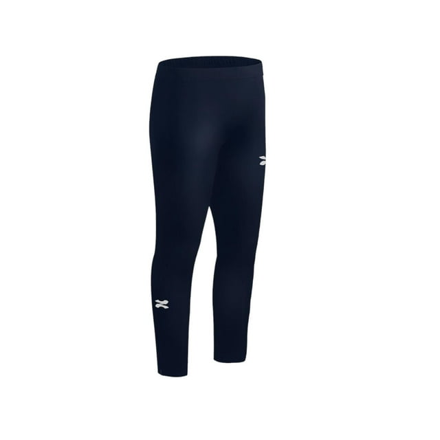 ZAPARI Licra Deportiva Larga Interior, Mallas Deportivas para Niños. Leggins de Compresión y Secado azul marino M