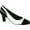 White Kidskin/Black Patent Leather, variant on Women's David Tate Grove Pump