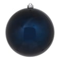 thumbnail image 1 of Vickerman 8" Contemporary Plastic Ball Ornament in Candy Midnight Blue, 1 of 3