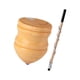 thumbnail image 3 of Trompos de madera sin pintar con varilla, juguete giroscópico hecho a mano, estabilidad mejorada 8 pulgadas con varilla de 50 cm, 3 of 9