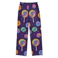 thumbnail image 2 of FORMRS Kids Pajama Pants with Pockets Size 13-14Y Boys Lounge Sleep Bottoms, Candy Carnival, 2 of 8