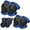 Blue Black, variant on BOSONER Basic Kids Protective Gear: Kids Knee Pads and Elbow Pads with Wrist Guards Set for 3-15 Years - Design for Roller Skates, Cycling, BMX Bike, Skateboard, Inline Skating, Scooter Riding Sports