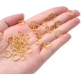 thumbnail image 4 of Iron Split Rings, 1 Box (100g) 6 Sizes Double Loop Jump Ring Small Split Key Rings Connector with a Jump Ring Opener Tool for DIY Jewelry Making - Gold, Diameter : 4-10 mm, 4 of 7