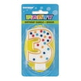 thumbnail image 1 of Unique Industries' Polka Dot Number "3" Birthday Candle, 1 of 2
