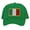 Kelly Green, variant on Top Headwear Country Italy Flag Hat - Italian Patriotic Snapback Trucker Cap Aqua Blue