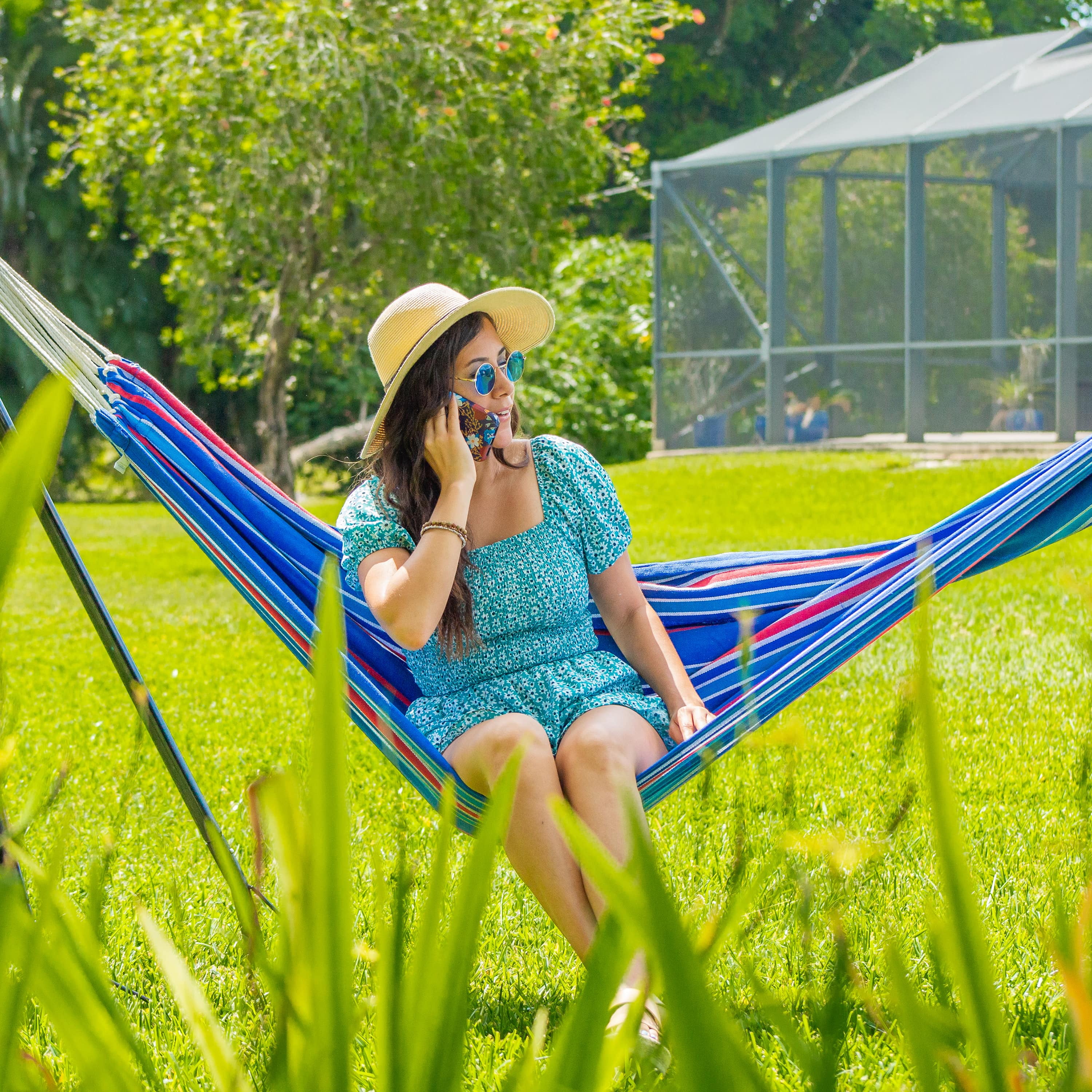 Bliss Hammocks Hammock in a Bag W/ Hanging Hardware - 6' 5" long x 3' 4" wide bed size