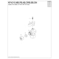 thumbnail image 3 of Kingston Brass KF4310MB 1/2-Inch FIP x 3/8-Inch O.D. Comp Quarter-Turn Angle Shut-Off Valve in Matte Black, 3 of 4