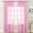 Pink, variant on RKZDSR Solid Color Semi-Sheer Curtains, Lightweight Polyester Drapes, Modern Window Treatments for Living Room and Bedroom - Navy, Easy Install Through Rod Design