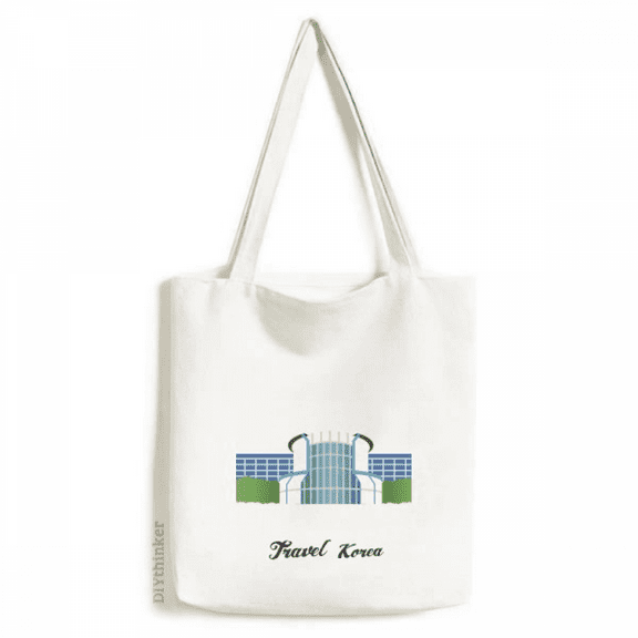 Korea Gwacheon Science Museum Tote Canvas Bag Shopping Satchel Casual Handbag