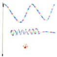 thumbnail image 1 of Jouets de Chat Interactif Coloré: 3PCS Chaton Printemps Jouet Chat Teaser Baguette Boule Jouet, 1 of 6