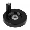 thumbnail image 2 of 1 pcs Black Lathe Milling Machine Rear Ripple Hand Wheel With Revolving Handle(8 x 63mm), 2 of 8