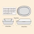 thumbnail image 3 of Cat Toilet Tray,Double Layer Grid Filter Semi-Closed Cat Litter Box Detachable Pet Pan Training Supplies, 3 of 5