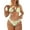 Frog Butterfly Daisy Dragonfly Light Yellow, variant on COEQINE Women's Halter String Bikini Sets Removable Pad Allover Print High Cut Mid Waist Bathing Suit Dark Blue Cow Spot 2 Piece Cheeky Sexy Beachwear for Beach Pool Party, XS