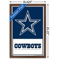 thumbnail image 3 of NFL Dallas Cowboys- Logo 21 Wall Poster, 14.725" x 22.375", Framed, 3 of 3