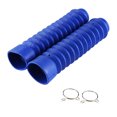 thumbnail image 3 of Guard Wraps, Plastic Easy Installation Front Fork Dust Cover With Some Elasticity For Motorcycle Bike For Cycling For Driving For Rider, 3 of 4