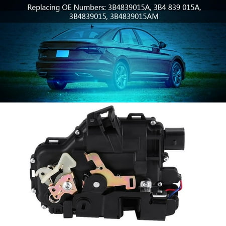 Vw Beetle Driver TOPINCN Rear Left Driver Side Door Lock Actuator Power Latch for VW Jetta Passat Golf Beetle 3B4839015A,Door Lock Actuator for VW Golf ()