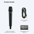thumbnail image 2 of Saramonic Vlink2 HU Wireless Cardioid Handheld Transmitter for Vlink2 Wireless System w/ Li-Ion or 2x AA Power, 2 of 8