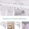 thumbnail image 3 of Ducha Con Ondas Japonesas, Cortina Impermeable, Juego De Cortinas De Baño Con Ondas Marinas Geométricas Con 12 Ganchos Serendint HA044691-02, 3 of 6