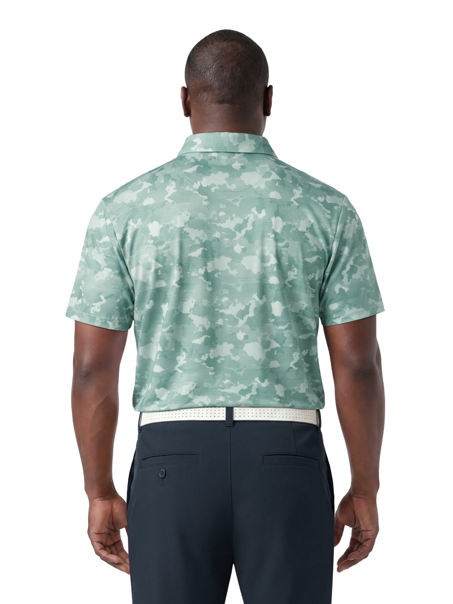 Ben Hogan Performance Men's & Big Men's Camouflage Print Short Sleeve Polo Shirt, Sizes S-4XLT