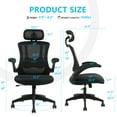 Prilinex Office Chair with Ergonomic Design and Adjustable Lumbar