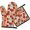 Pioneer Flower Floral Print Pattern-2, variant on Pioneer Flower Floral Print Pattern 1-Pack Oven Mitts Set, Heat Resistant Kitchen Gloves, 7.7" X 12"