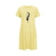 thumbnail image 5 of Camisón corto de talla grande para mujer, camisón de manga corta con estampado de pecho a la moda, camisón para mujer, 5 of 7