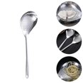 thumbnail image 3 of Stainless Steel Spoon Tea Strainer Skimmer Spoon 4 Pack Cooking Strainer Heat- Resistan Basting Spoon Slotted Skimmer Spatula, 3 of 4