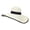 White, variant on CAIXIA Fashion Sun Hats for Women Oversize Wide Brim Straw Beach Hat Floppy Foldable Roll-Up Summer Vacation UPF 50