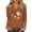 Xvnan6 Brown, variant on Scgirl Womens 3/4 Sleeve V Neck T Shirts Halloween Thanksgiving Fall Graphic Tee Tops
