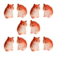 thumbnail image 3 of MLINS 10 Pcs Hamster Ornaments Mini Furniture Decorations 1.60X1.20X1.00CM Brown, 3 of 8