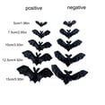 thumbnail image 2 of 5 Pieces Glow in The Dark Fake Bats Wall Decor Night Light Illusion Luminous Realistic Spooky Plastic Fake Bats for Halloween Trick Decoration Supplies, 2 of 5