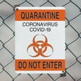 thumbnail image 5 of (2 Pack) Quarantine Do Not Enter 1 OSHA Notice Sign 18 Inch X 24 Inch Plastic Sign, Weather Resistant, UV Protected for Workplace, Business, and Construction Site, Made in the USA, 5 of 8