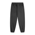 thumbnail image 3 of Pantalones largos para hombre, color liso, informales, con cordón en el tobillo, pantalones largos para hombre, 3 of 3