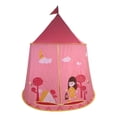 thumbnail image 2 of Tienda de juegos infantil, casita de juegos india, sala de juegos portátil, plegable, para uso interior y exterior. rosa, 2 of 9