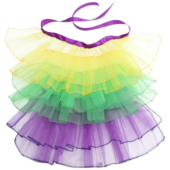 Tie on Bustle Skirt Tutu Underskirt Festival Wedding Party Costume Accessory for Women Girls