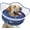 Navy, variant on Inflatable Dog Cone Collar to Prevent Licking, Soft Recovery Donut Collar for Dogs, Adjustable Post-Surgery Alternative for Dogs