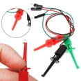 thumbnail image 2 of Riwesomey 3 piezas tipo gancho prueba Clip sondas instrumentación hogar prueba electrónica Transistor Tester accesorios de reparación Accesorios para bloques patrón, 2 of 6