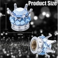 thumbnail image 6 of 4PCS Crown Bling Tire Stem Valve Caps, Crystal Diamond Tire Air Cap Set Universal Copper Core Stem Covers for Cars, SUV, Trucks, Bikes, Motorcycles, Bicycles (Silver & Blue), 6 of 7