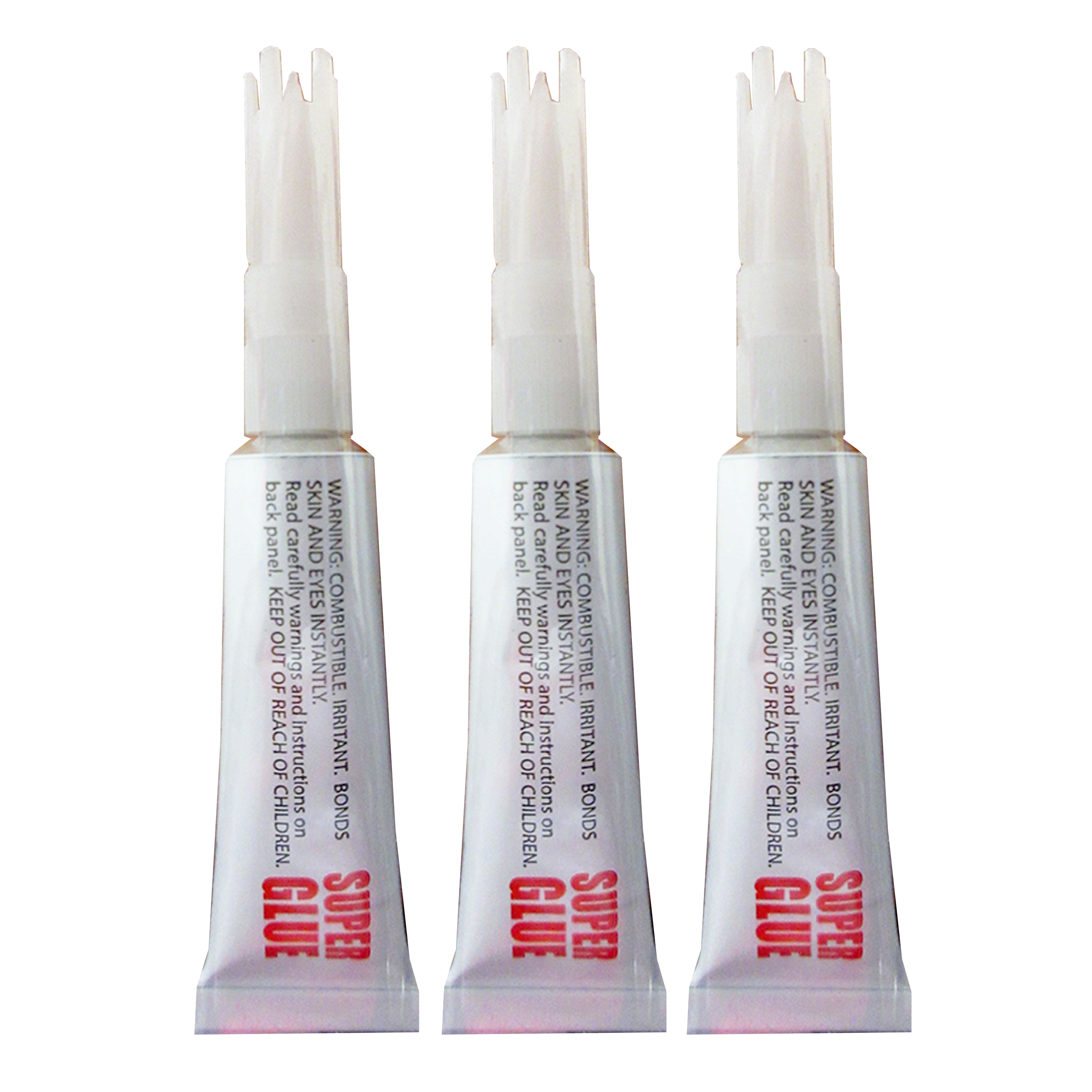 3M Super Glue 4-Pack - Precision Tip Single Use Tubes For Quick Repairs