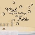 thumbnail image 2 of Ramiter Wash Bubbles Removable Art Mural Home Room Decor Wall Stickers, 2 of 4