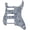 Grey Pearl, variant on Multicolor 11 Hole Electric Guitar Pickguard Scratch Plate for ST SQ Style Guitars, 3 Ply PVC, Replacement Accessory