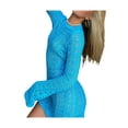 Cathery Women Crochet Knit Mini Dress Hollow Out Backles Bodycon Dress