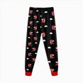 thumbnail image 6 of TOWED22 Toddler Boy Girl Fall Winter Clothes 2Pcs Long Sleeve Print Round Neck Pullover Sweatshirt Sweatpants Cozy Outfit Set(Black,2-3 Y), 6 of 7