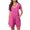 Hot Pink, variant on Patlollav Work Pants for Women Summer Casual Short Sleeve Rompers Loose Shorts Overalls Jumpsuit with Pockets