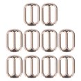 thumbnail image 1 of Leather Buckle,10Pcs Metal Buckle Zinc Strap Adjuster Slide Buckle Multi-Functional, 1 of 14