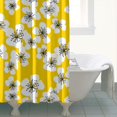 thumbnail image 4 of Waterproof Beautiful Colorful Floral Shower Curtain 72x72 Inch Boho Style Polyester Unique Shower Curtain for Bathroom Hotel Home Decor with 12 Plastic Hooks, 4 of 5