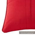 thumbnail image 4 of Sunbrella 21 x 14 in. Rectangle Outdoor Throw Pillow (2-Pack) - Canvas Jockey Red, 4 of 6
